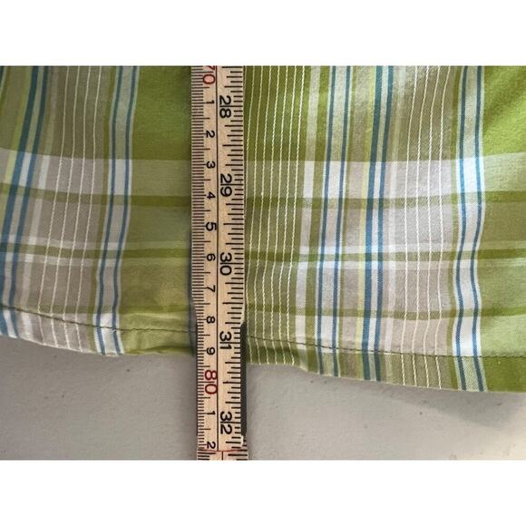 Columbia Plaid Button Down, Green and Blue, XXL - Picture 6 of 7